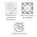 Cono de precaución de 70 cm de PVC con reflejante, Pretul