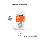 BLISTER CON 2 ARMELLAS CERRADAS DE 22 X 100, FIERO