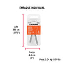 BLISTER CON 2 ARMELLAS ABIERTAS DE 23 X 110, FIERO