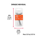 BLISTER CON 2 ARMELLAS ABIERTAS DE 22 X 100, FIERO