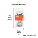 BLISTER CON 4 ARMELLAS ABIERTAS DE 21 X 80, FIERO