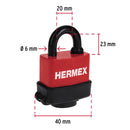 CANDADO LAMINADO 40MM RECUBIERTO PLAST.