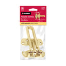 PASADOR ABATIBLE P/ PUERTA, ACABADO LATON, HERMEX