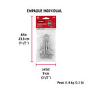 PASADOR ABATIBLE P/ PUERTA, ACABADO CROMO MATE, HERMEX