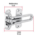 PASADOR ABATIBLE P/ PUERTA, ACABADO CROMO MATE, HERMEX