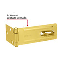 Portacandado de acero latonado 2-1/2", Hermex