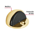 Tope tipo domo para puerta, acabado latón, Hermex