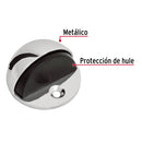 Tope media luna para puerta, acabado cromo, Hermex