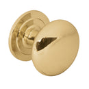 Perilla estilo "Arco" acabado latón brillante, Hermex