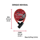 CANDADO DE CABLE C/LLAVE 1,20MX15MM