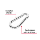 Bandola mosquetón de acero 1/4", Fiero