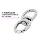 Destorcedor Fiero de zinc, 1/4" para cable