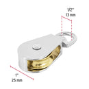 Garrucha metálica Fiero para noria de 1"