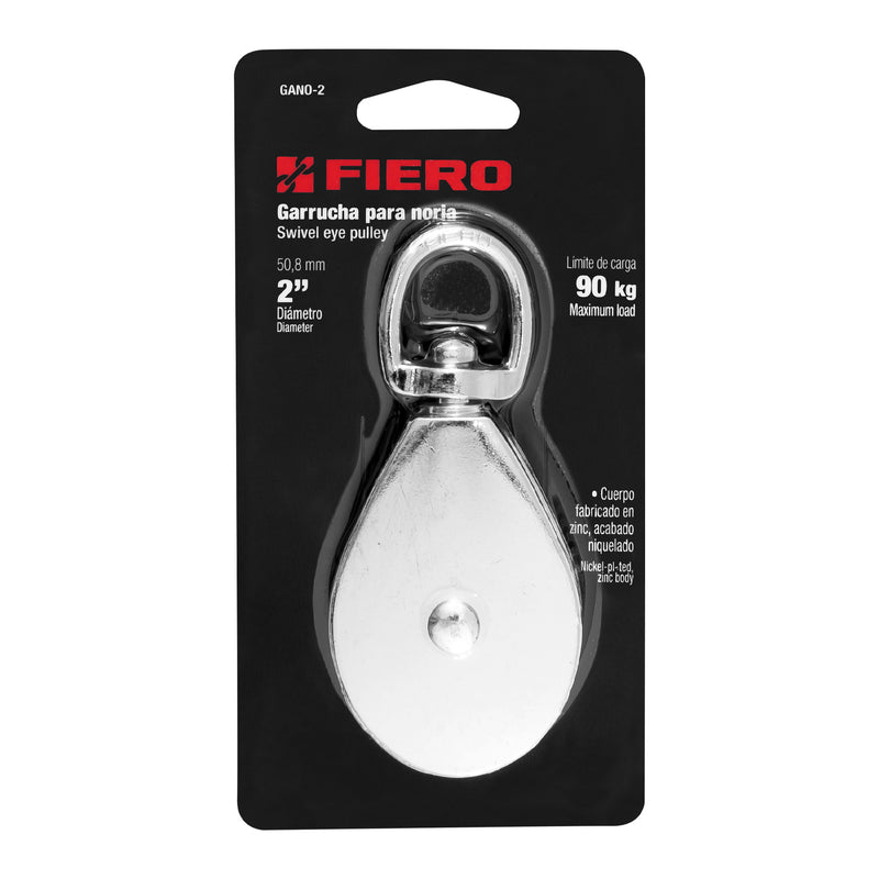 Roldana metálica Fiero de 2"