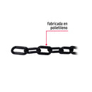 Cadena plástico negro de 8 mm Truper Fiero 25 metros