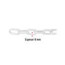 Cadena plástico blanco de 8 mm Truper Fiero 25 metros