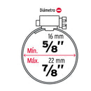 10 abrazaderas sin fin reforzadas