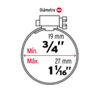 10 abrazaderas sin fin reforzadas