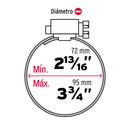 5 abrazaderas sin fin reforzadas