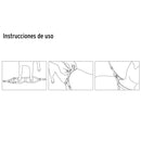 Correa con pechera para perro, 1 cm ancho, Fiero