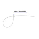 Bolsa con 25 precintos plásticos Volteck, 500x4.5 mm