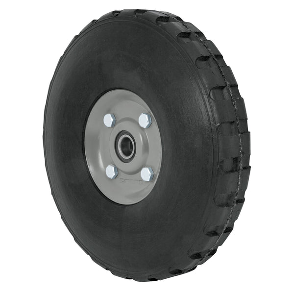 Rueda de hule sólido Pretul de 10", doble balero