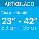 Soporte para pantallas Volteck 23" a 42"