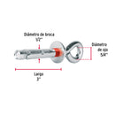 TAQUETE EXPANSIVO CON ARMELLA CERRADA