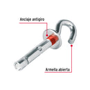 Bolsa con 4 taquetes expansivos 10x65 mm con armella abierta