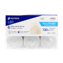 6 piezas de mini velas Led Truper