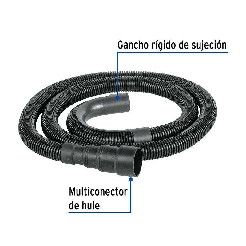 Manguera para desagüe de lavadora, 1.5m, Foset