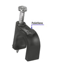 Bolsa con 20 grapas negras Volteck de 10 mm para cable redondo