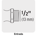 Llave de jardín de esfera Foset, entrada 1/2"