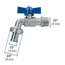 Llave de esfera Foset, entrada 1/2" con cuerpo latón