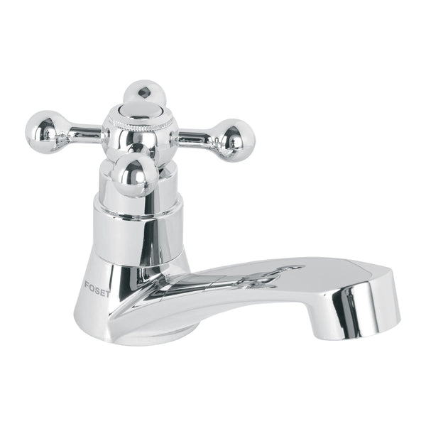 Llave individual lavabo, ABS, cruceta, BASIC