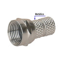 4 conectores coaxiales RG 59 de enroscar, Volteck