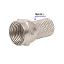 4 conectores coaxiales RG 6 de enroscar, Volteck