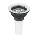 Contracanasta 3-1/2" inox, tubo plástico, Foset