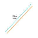 Mango de madera para escobas Klintek, 48" (120 cm)