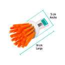 CEPILLO DE PLASTICO, TIPO ESCOBETA