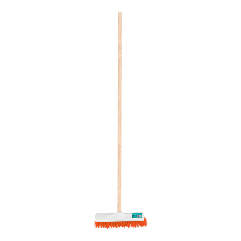 Cepillo industrial Trupr cerda rígida de 30 cm, bastón de madera