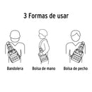 Mochila táctica negra de hombro, Truper