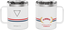 TAZA 355 ML ALBIRROJA FAN STRIPES EDITION