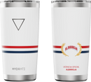 VASO 591 ML ALBIRROJA FAN STRIPES EDITION