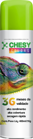Pintura en aerosol Chesy Luminosa Color Verde 400ml