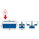 Caja para Herramienta Gedore,  tipo acordeón con 3 compartimentos