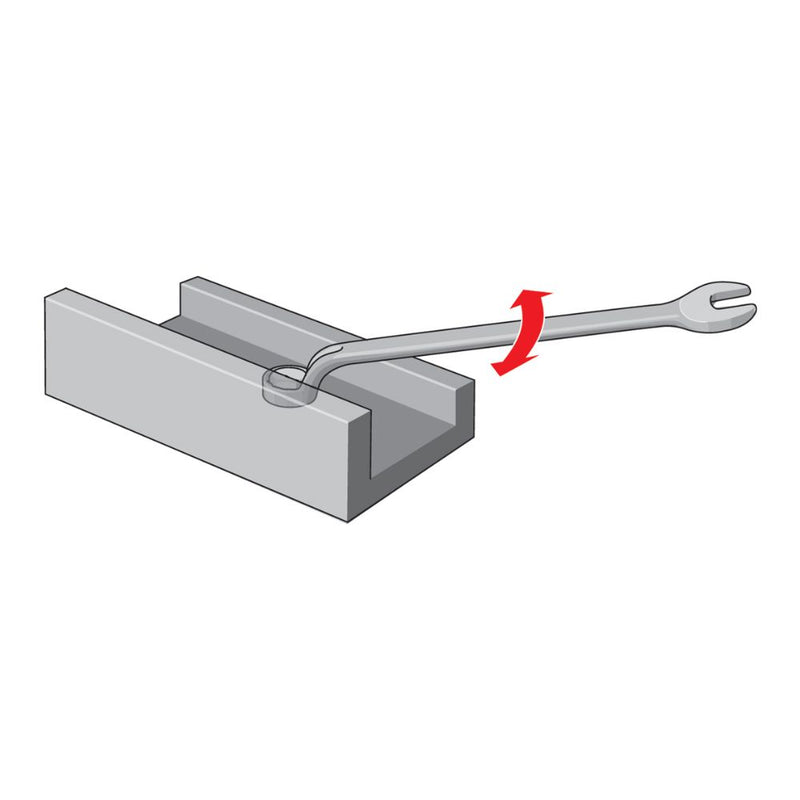 Llave Combinada Gedore, 1 B - 1.7/8” Acabado niquelado y cromado