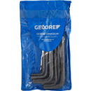 Kit Juego de 11 llaves Allen L Gedore 1.5 a 10 mm con hexágono interior