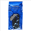 Kit Juego de 10 llaves Allen L Gedore 2 a 10 mm con hexágono interior