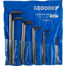 Kit Juego de 10 llaves Allen L Larga Gedore 3 a 14 mm con hexágono interior